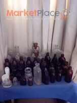 Συλλογή από 46 παλαιά μπουκάλια συν 20 διπλά τιμή για όλα.