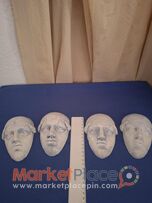 Σετ από 4 κυπριακά διακοσμητικά κεραμικά τοίχου.