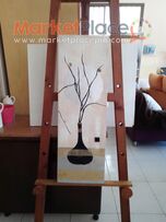 Gallery artist original paint oil on canvas 30x90cm signed by artist