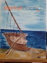 Gallery artist original paint oil on canvas 60x80 cm signed by artist