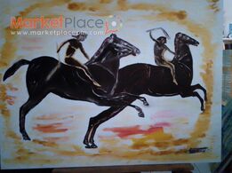 Gallery artist original paint oil on canvas 80x100 cm signed by artist