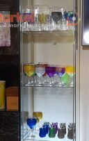 Hand made glitter wine glasses