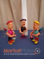 Δύο παλαιά μπρελόκ παιχνίδια.