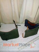 Δύο παλαιές στρατιωτικές γκέτες ποδιού.