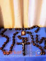 Ξύλινο χειροποίητο ροζάριο170cm.