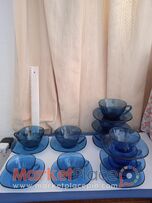 Vintage class of 10 vereco france tea and coffee cups.