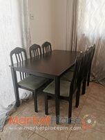Dining table with 6 chairs