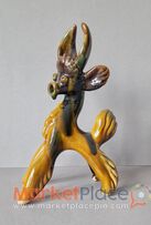 Figurine goat majolica vasilkovsky majolica factory ussr 1960