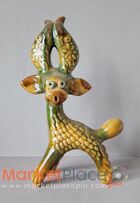 Figurine goat majolica vasilkovsky majolica factory ussr 1960