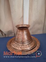 Σπάνια χάλκινη σόμπα ή καντήλι.