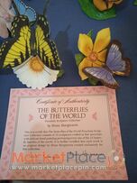 15 complete porcelain butterflies for Franklin 1985.