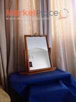 Ξύλινο καθρέπτης για κομοδίνο 46 πόντους ύψος.