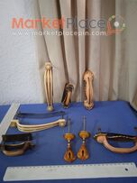 4 παλαιά ζευγάρια χεριών βιτρίνας.