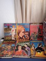 6 παλαιά βιβλία, μυθιστόρημα, λογοτεχνία.