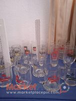 20 διάφορα παλαιά ποτήρια μπύρας.