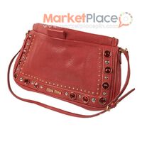 Miu miu red leather bag