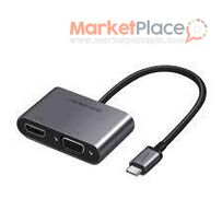 Usb-c to hdmi + vga converter