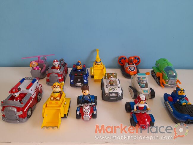 PAW patrol figures and vehicles - Agios Vasileios, Nicosia