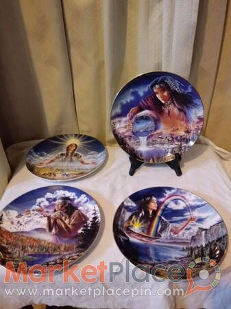 4 συλλεκτικά πιάτα. - Mesa Geitonia, Limassol