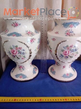 Δύο παλαιά αγγλικά βάζα ύψος 30 πόντους. - Mesa Geitonia, Limassol