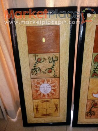 Δύο πίνακες ζωγραφικής.110cmX50cm - 1.Limassol, Limassol