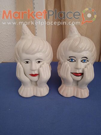 Δύο παλιάτσους πορσελάνης. - 1.Limassol, Limassol