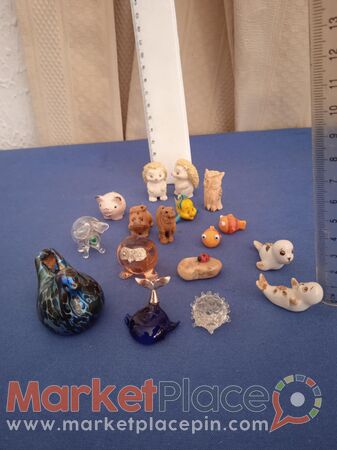 17 μικρές συλλεκτικές μινιατούρες από διάφορα υλικά. - 1.Limassol, Limassol