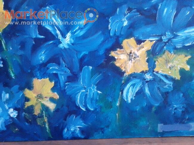 Gallery artist original paint oil on canvas 30x50 cm signed by artist - 1.Limassol, Limassol