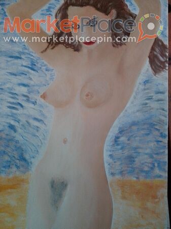 Gallery artist original paint oil on canvas 45x65 cm signed by artist - 1.Limassol, Limassol