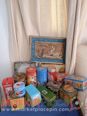 16 συλλεκτικά καί παλαιά μεταλλικά κουτιά. - 1.Limassol, Limassol