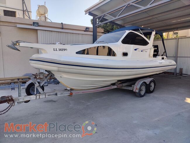 Mostro Rib boat 8m with cabin - Zakaki, Limassol