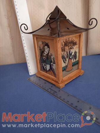 Χειροποίητο ζωγραφιά με κόκκους άμμο,χάλκινο,ξύλινο περίβλημα, κερί.. - 1.Limassol, Limassol