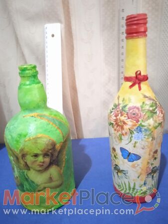 Δύο μπουκάλια χειροτεχνίας. - 1.Limassol, Limassol