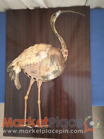 Πίνακας χειροτεχνίας με κοχύλια σέ ξύλο. - 1.Limassol, Limassol