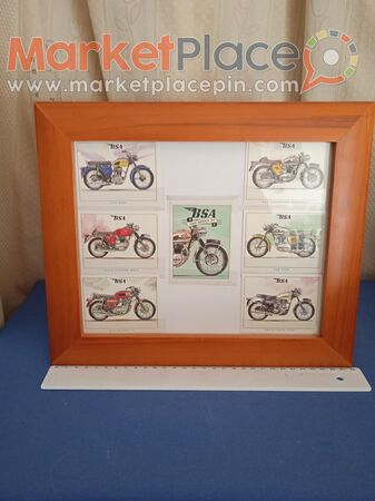 Κορνίζα με συλλεκτικές κάρτες από Μοτορες. - 1.Limassol, Limassol