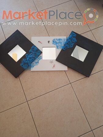 Ξύλινος διακοσμητικός Καθρέφτης τοίχου. - 1.Limassol, Limassol