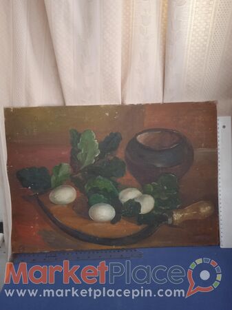 Old russian picture, Painting on canvas 1955. - 1.Limassol, Limassol