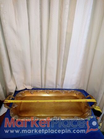 Παλαιός μπρούτζινος δίσκος σερβιρίσματος. - 1.Limassol, Limassol