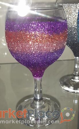 Wine glitter glass - Larnaca, Larnaca