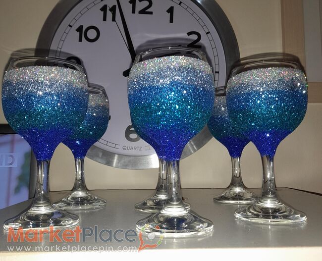 Wine glitter glass - Larnaca, Larnaca