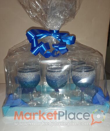 Wine glitter glasses - Larnaca, Larnaca
