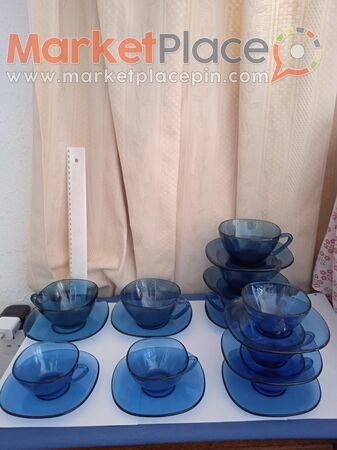 Vintage class of 10 vereco france tea and coffee cups. - 1.Limassol, Limassol