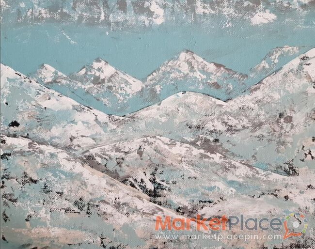 Handmade painting Landscape - Larnaca, Larnaca