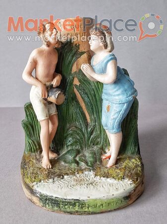 Sculpture pencil holder xix century france terracotta - Paphos, Paphos