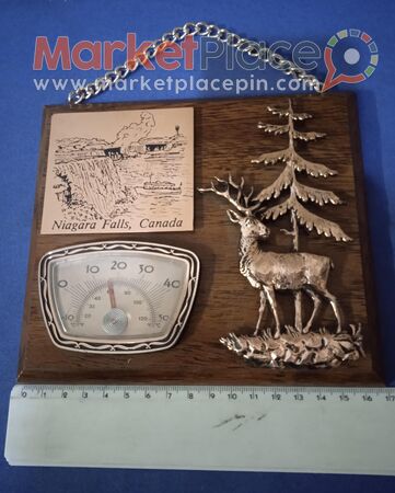 Ξύλινο διαφημιστικό θερμόμετρο του Καναδά. - 1.Limassol, Limassol