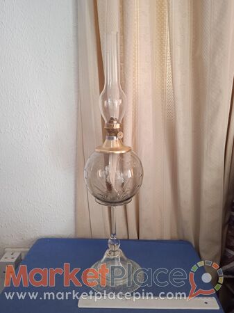 Γυάλινη λάμπα πετρελαίου με σκαλίσματα θαλάσσιων ειδών. - 1.Limassol, Limassol