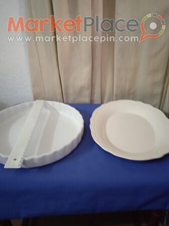 Κεραμικό ταψί για πίτες και πιατέλα, για φούρνο. - 1.Limassol, Limassol