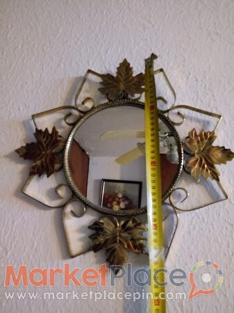 Παλαιός μεταλλικός επίχρυσος καθρέφτης. - 1.Limassol, Limassol