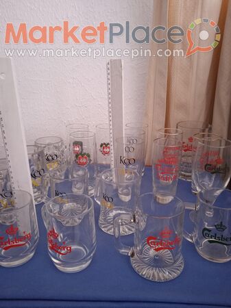 20 διάφορα παλαιά ποτήρια μπύρας. - 1.Limassol, Limassol