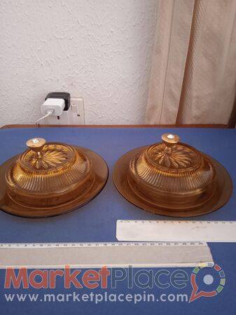 Two vintage butter dish. - 1.Limassol, Limassol